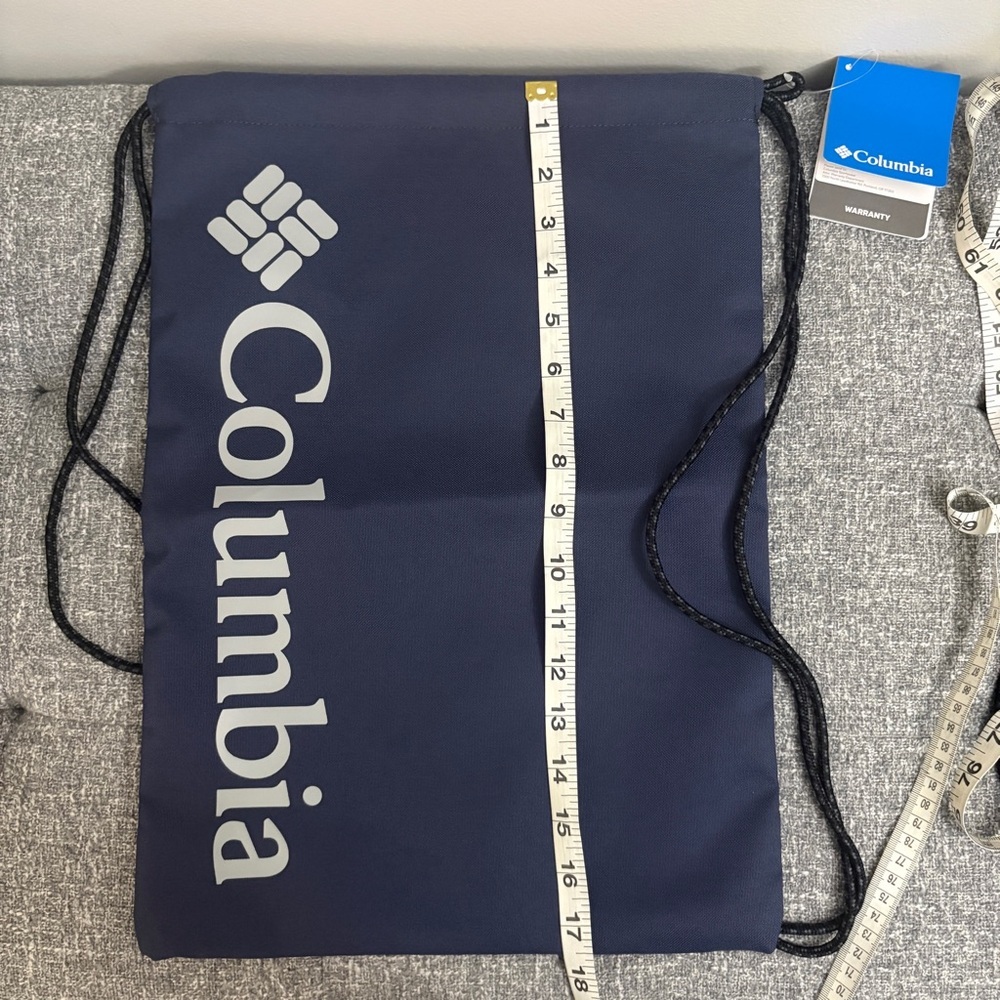 Columbia Dark Blue Drawstring Backpack - Picture 4 of 4